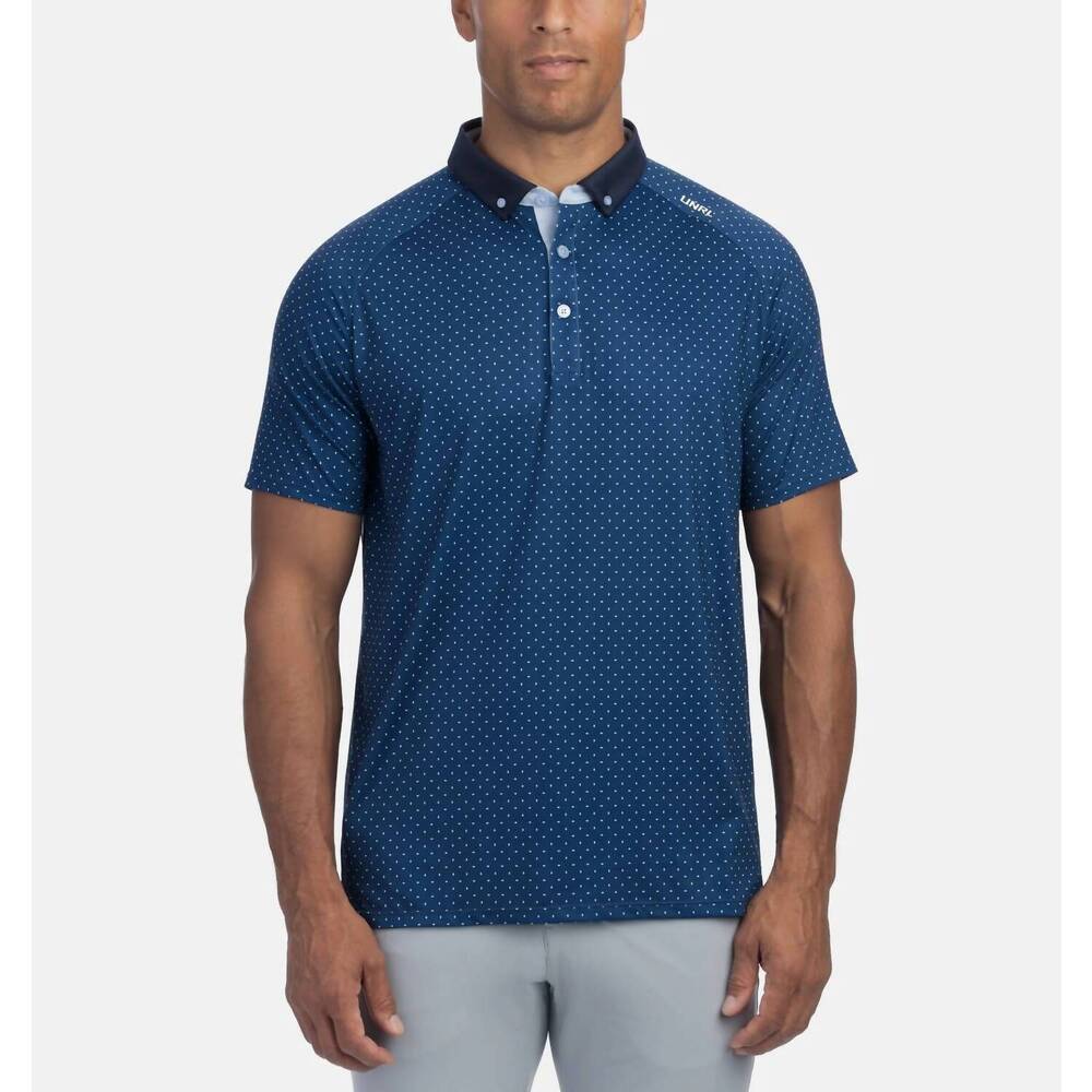 NEW UNRL pinpoint polo in cavern blue